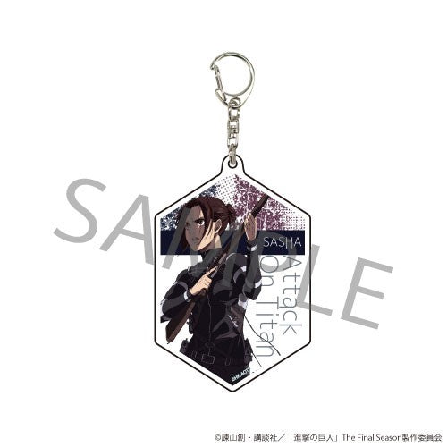 ATTACK ON TITAN SASHA BRAUS FINAL SEASON ACRYLIC KEYCHAIN