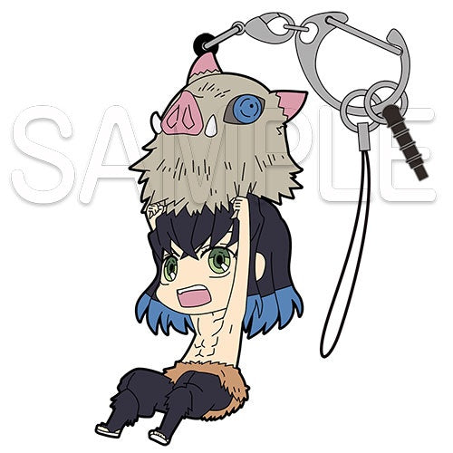 DEMON SLAYER INOSUKE RUBBER TSUMAMARE COSPA CLASP KEYCHAIN