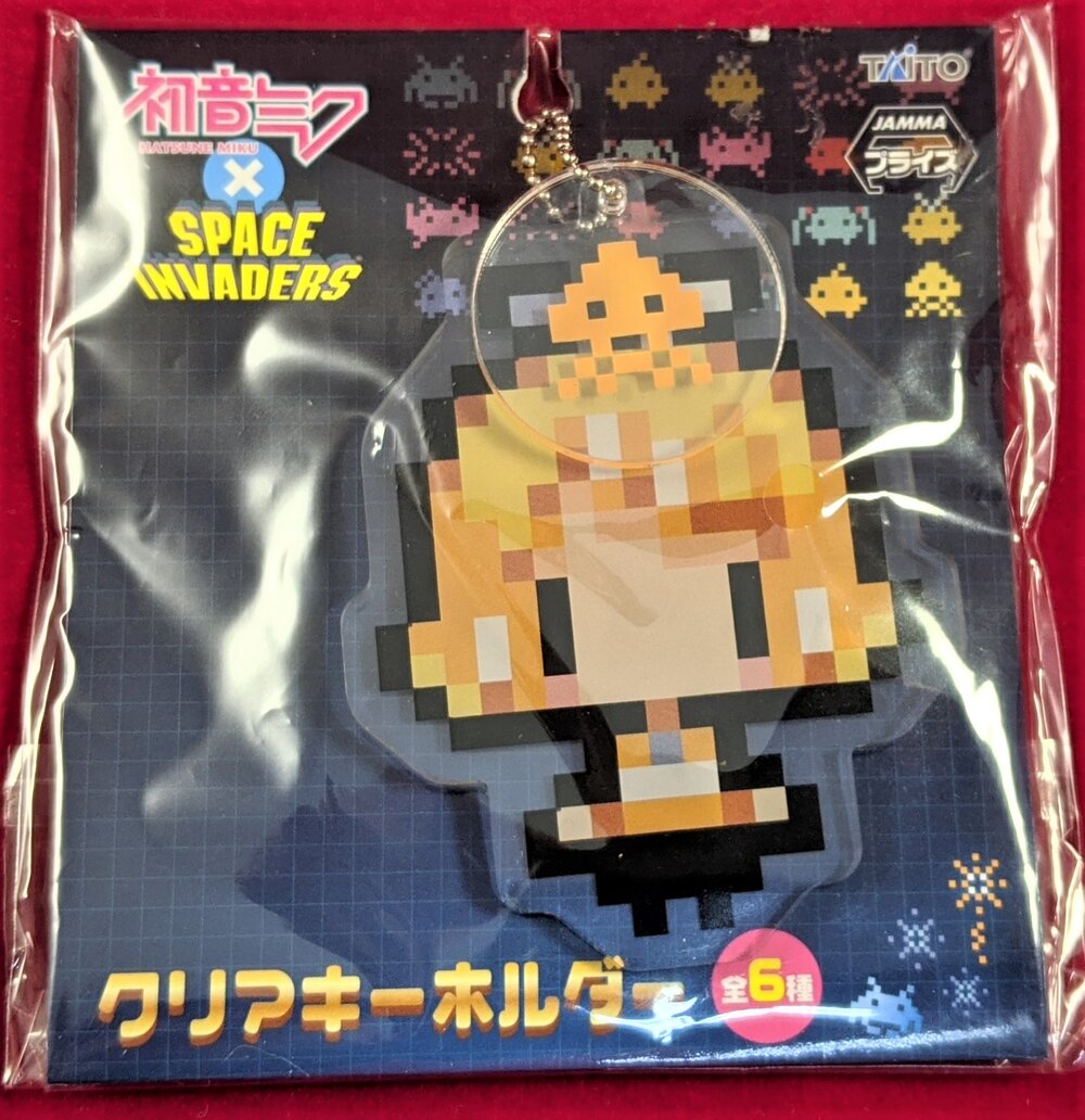 VOCALOID X SPACE INVADERS RIN ACRYLIC KEYCHAIN – Anime Pop