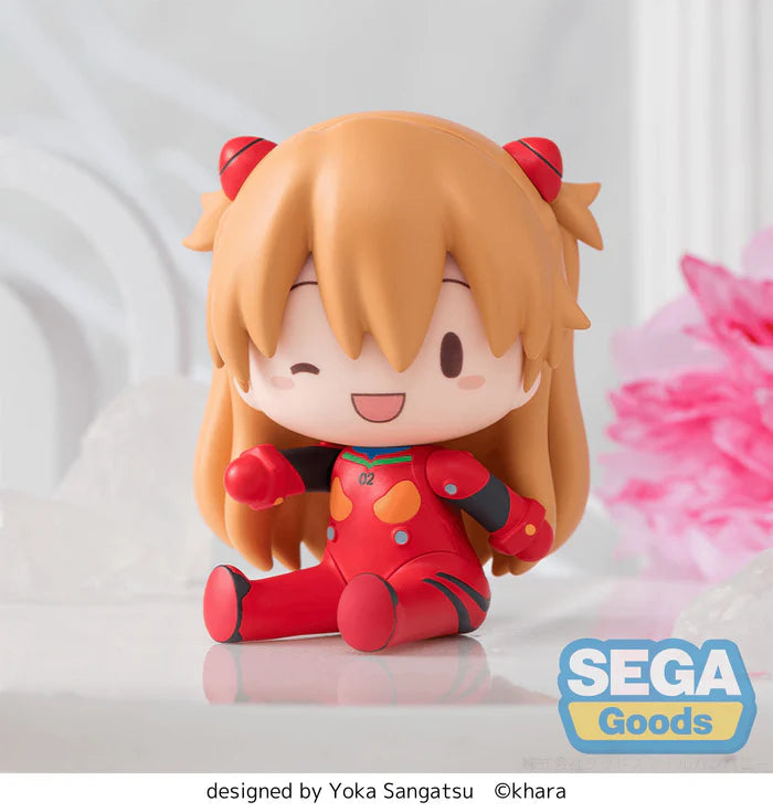 REBUILD OF EVANGELION - ASUKA LANGLEY "PLUGSUIT" FUWA PETIT DEFORMED FIGURE