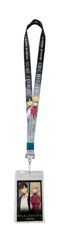 SOLO LEVELING SUNG JINWOO & CHEA HAE-IN GRAY LANYARD