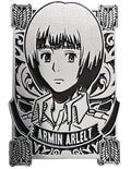 ATTACK ON TITAN BLACK BADGE PIN - ARMIN