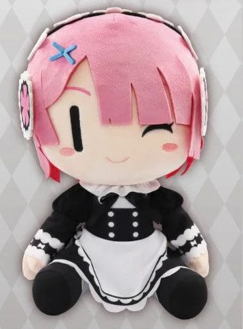 RE:ZERO MEMORY SNOW WINK VERSION RAM 12 INCH PLUSH