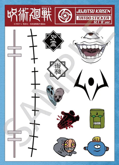 JUJUTSU KAISEN TATTOO STICKER-B