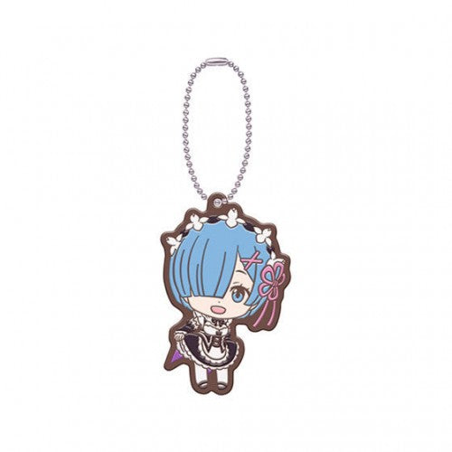 RE:ZERO REM RUBBER KEYCHAIN