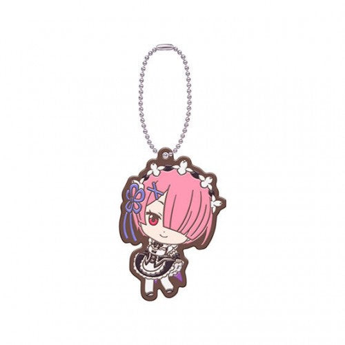 RE:ZERO RAM RUBBER KEYCHAIN