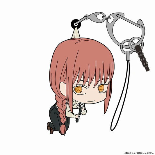 CHAINSAW MAN MAKIMA TSUMAMARE RUBBER COSPA KEYCHAIN