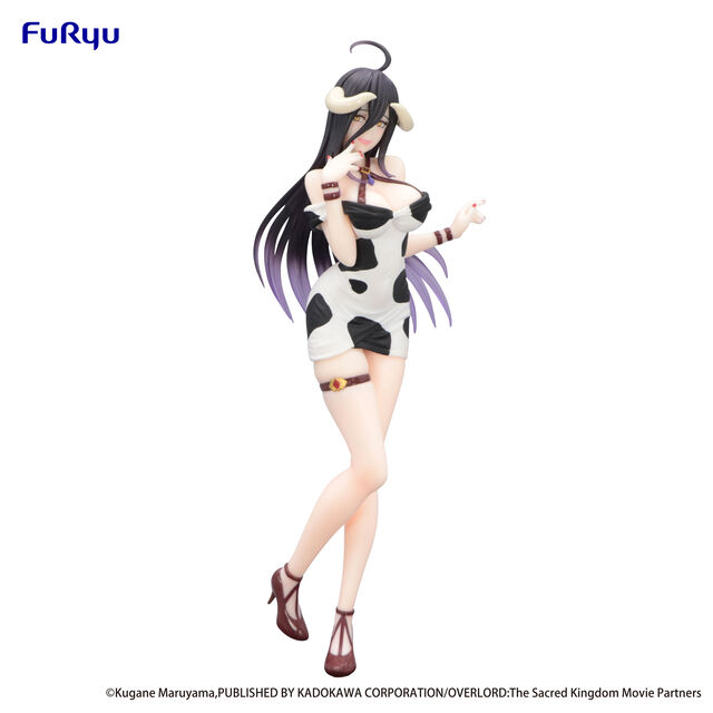 OVERLORD - ALBEDO TRIO-TRY-IT (MINI DRESS COW PATTERN VER.) FIGURE