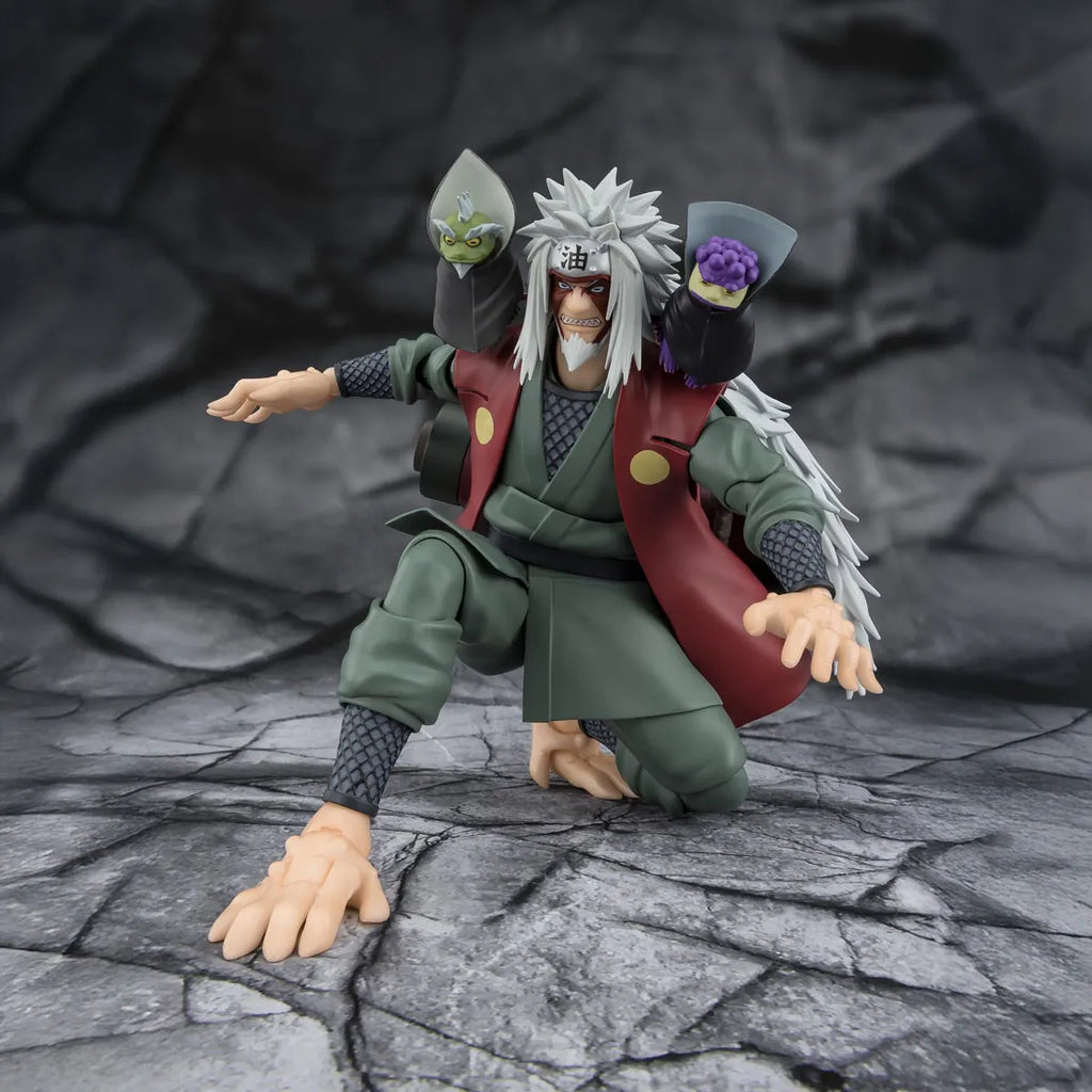 NARUTO - JIRAIYA -HIDDEN LEAF HEROICE MASTER SAGE- (SAGE MODE SET) S.H. FIGUARTS TAMASHII NATIONS