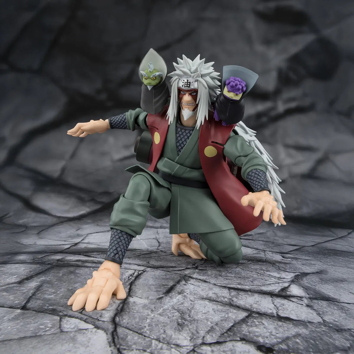 NARUTO - JIRAIYA -HIDDEN LEAF HEROICE MASTER SAGE- (SAGE MODE SET) S.H. FIGUARTS TAMASHII NATIONS