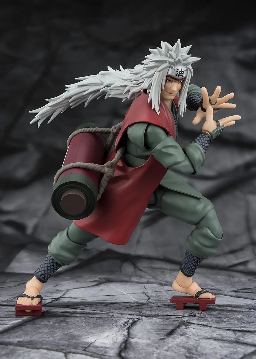 NARUTO - JIRAIYA -HIDDEN LEAF HEROICE MASTER SAGE- (SAGE MODE SET) S.H. FIGUARTS TAMASHII NATIONS