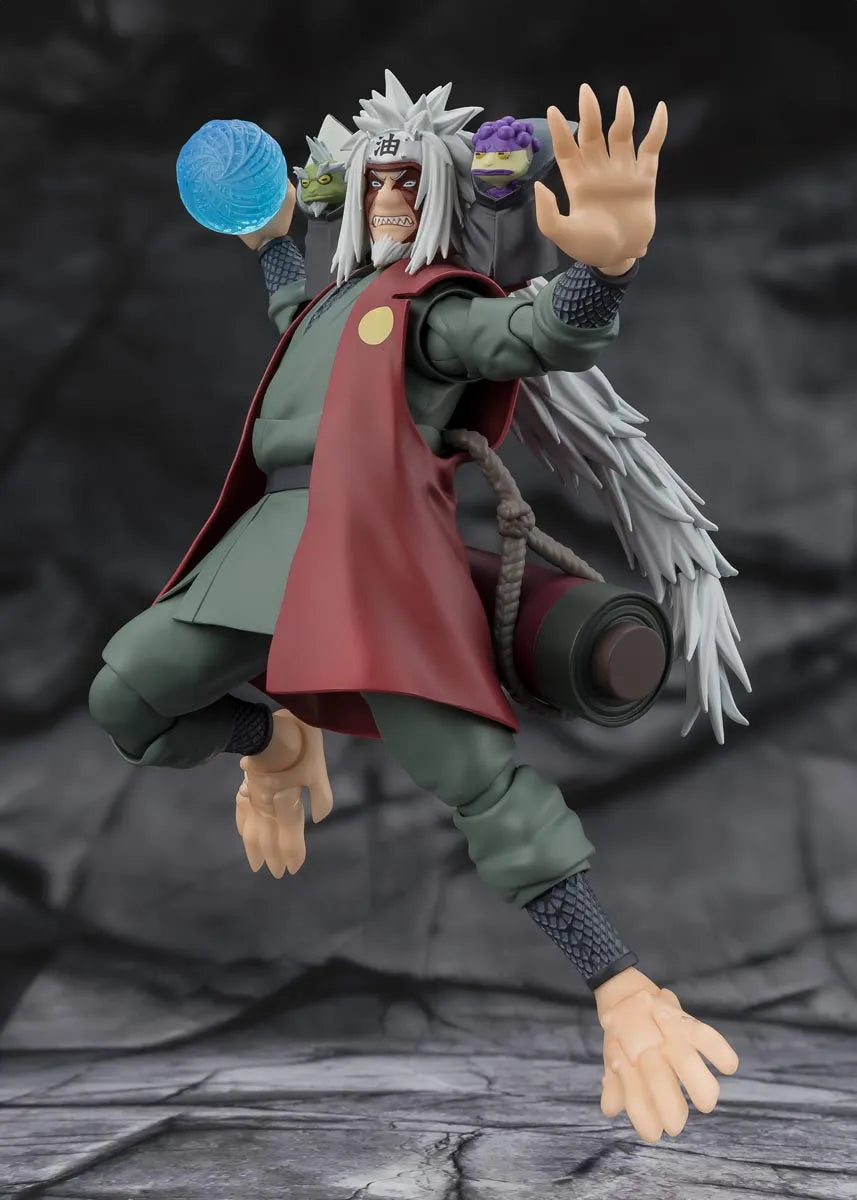 NARUTO - JIRAIYA -HIDDEN LEAF HEROICE MASTER SAGE- (SAGE MODE SET) S.H. FIGUARTS TAMASHII NATIONS