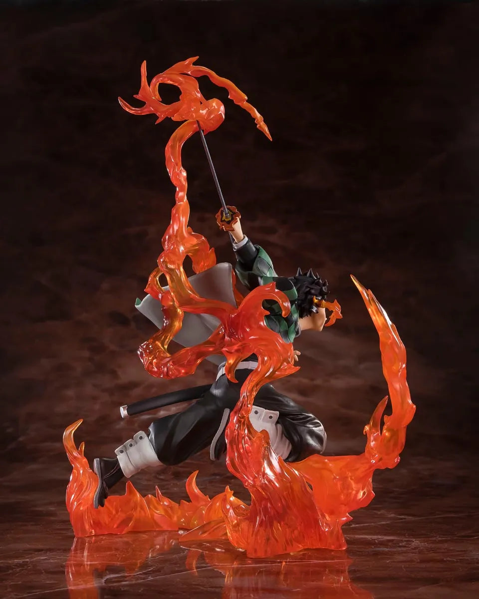 DEMON SLAYER - TANJIRO KAMADO (KYOJURO RENGOKU'S SWORD GUARD VER.) FIGUARTS ZERO TAMASHII NATIONS SCALE FIGURE