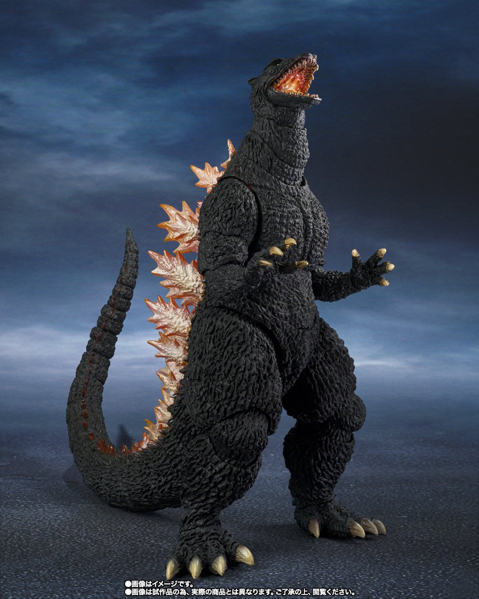 GODZILLA FINAL WARS - GODZILLA (2004) HEAT RAY VER. VS NEW GOTENGO S.H. MONSTERARTS ACTION FIGURE