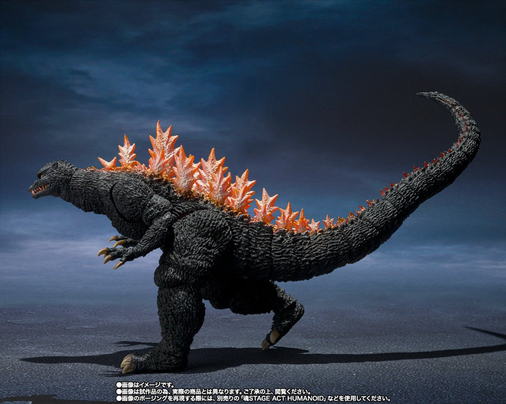 GODZILLA FINAL WARS - GODZILLA (2004) HEAT RAY VER. VS NEW GOTENGO S.H. MONSTERARTS ACTION FIGURE