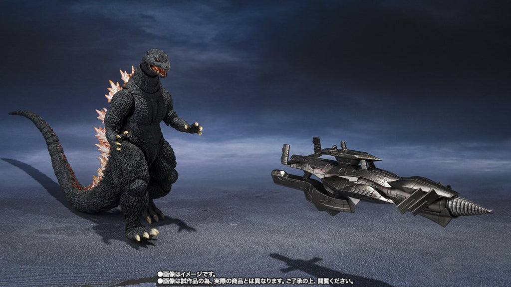 GODZILLA FINAL WARS - GODZILLA (2004) HEAT RAY VER. VS NEW GOTENGO S.H. MONSTERARTS ACTION FIGURE