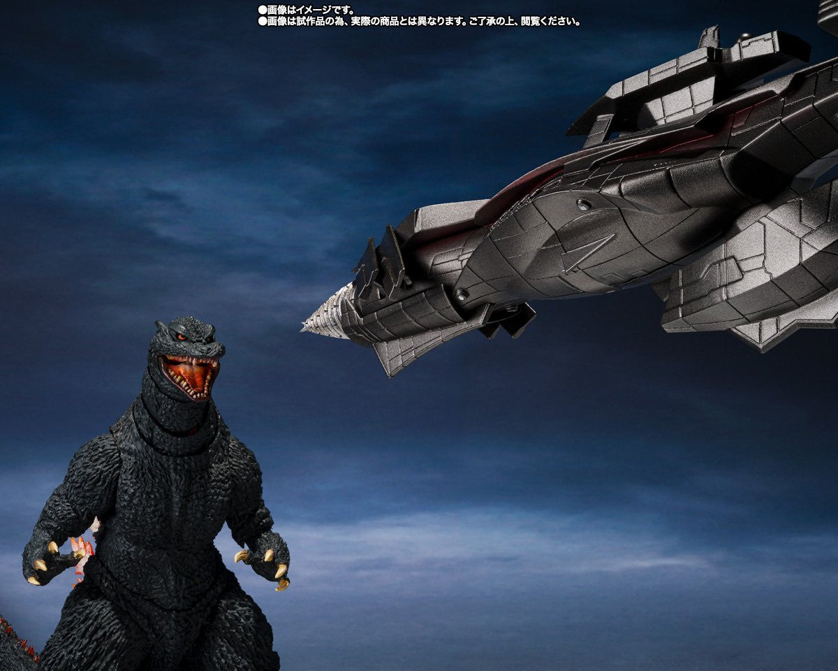 GODZILLA FINAL WARS - GODZILLA (2004) HEAT RAY VER. VS NEW GOTENGO S.H. MONSTERARTS ACTION FIGURE