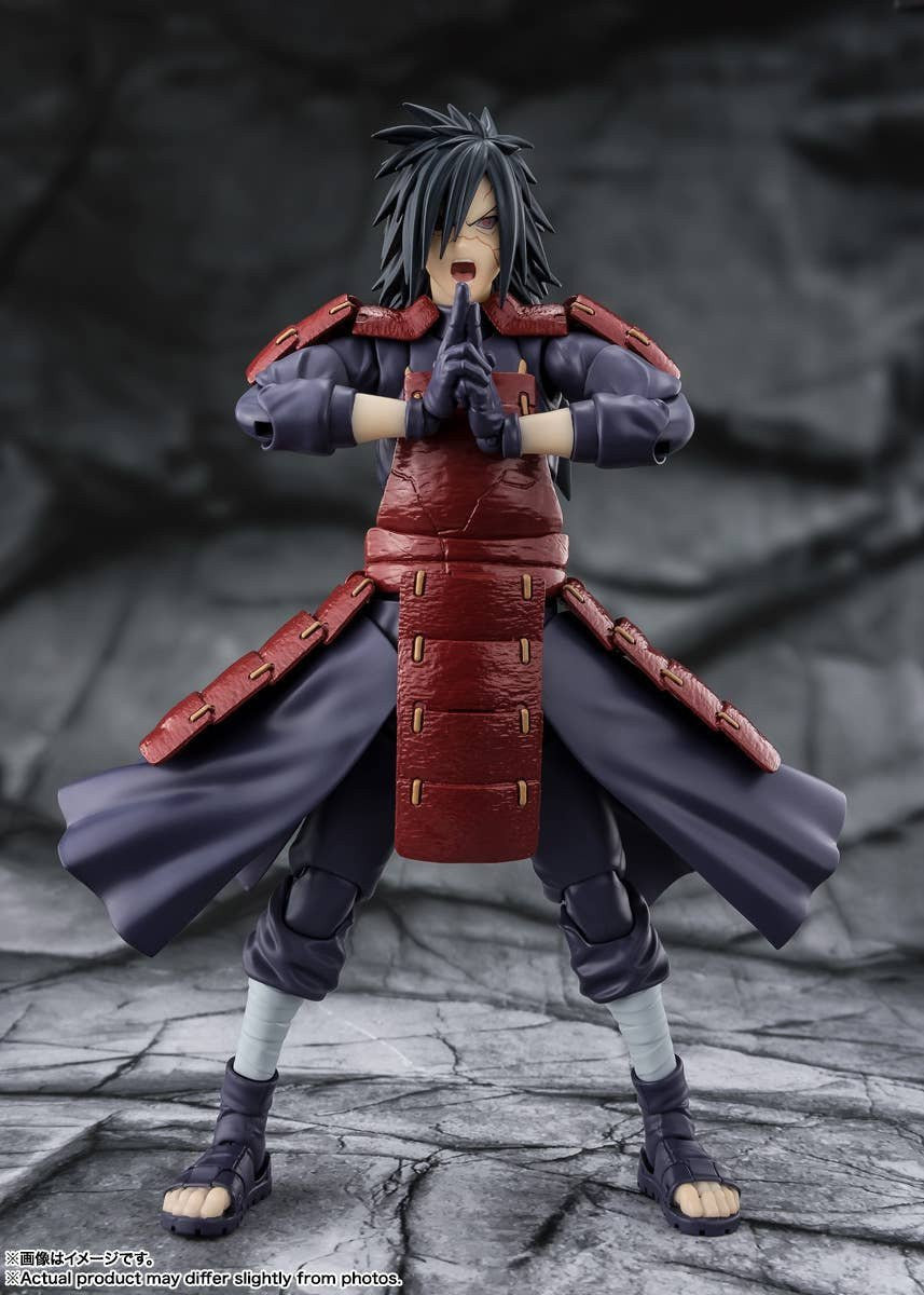 NARUTO SHIPPUDEN - MADARA UCHIHA LEGEND OF DARKNESS S.H.FIGUARTS ACTION FIGURE