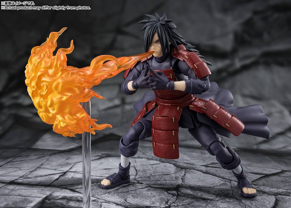 NARUTO SHIPPUDEN - MADARA UCHIHA LEGEND OF DARKNESS S.H.FIGUARTS ACTION FIGURE