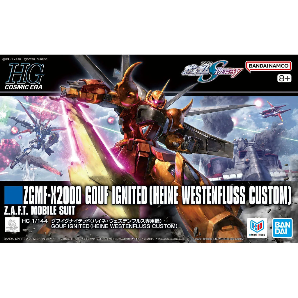 MOBILE SUIT GUNDAM SEED DESTINY - HG 1/144 #269 GOUF IGNITED HEINE WESTENFLUSS CUSTOM MODEL KIT