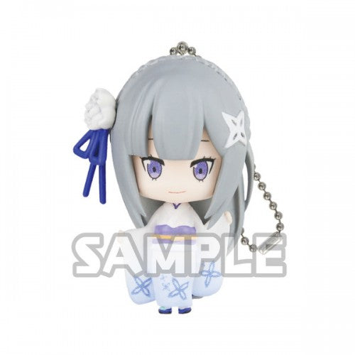 RE:ZERO KIMONO VERSION EMILIA 3D KEYCHAIN