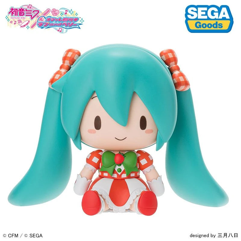 HATSUNE MIKU X LOVE AND BERRY DRESS UP AND DANCE! - FUWA PETIT LOVELY STRAWBERRY CHIBI FIGURE