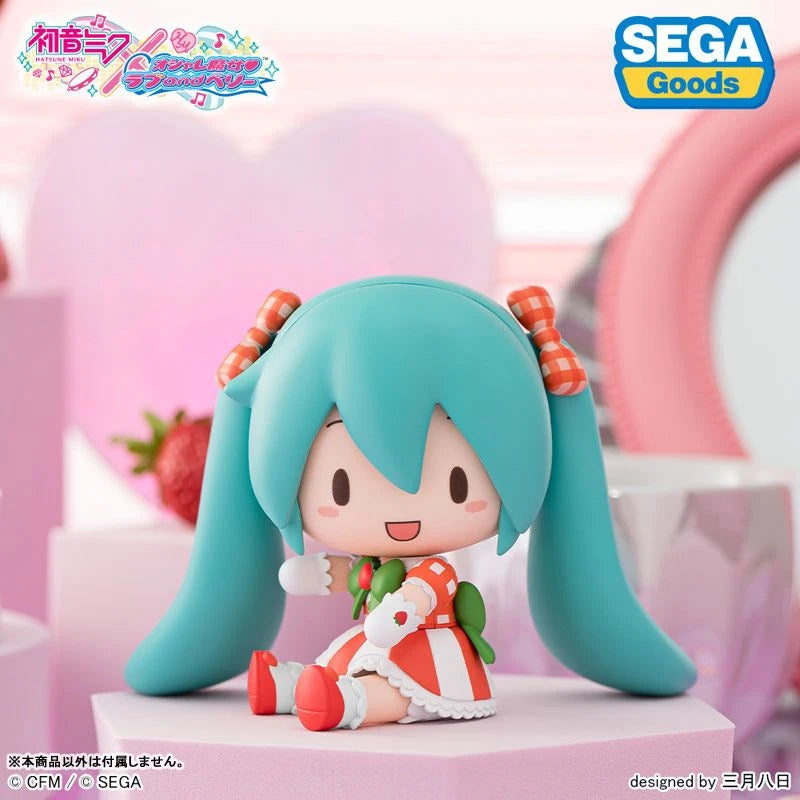 HATSUNE MIKU X LOVE AND BERRY DRESS UP AND DANCE! - FUWA PETIT LOVELY STRAWBERRY CHIBI FIGURE