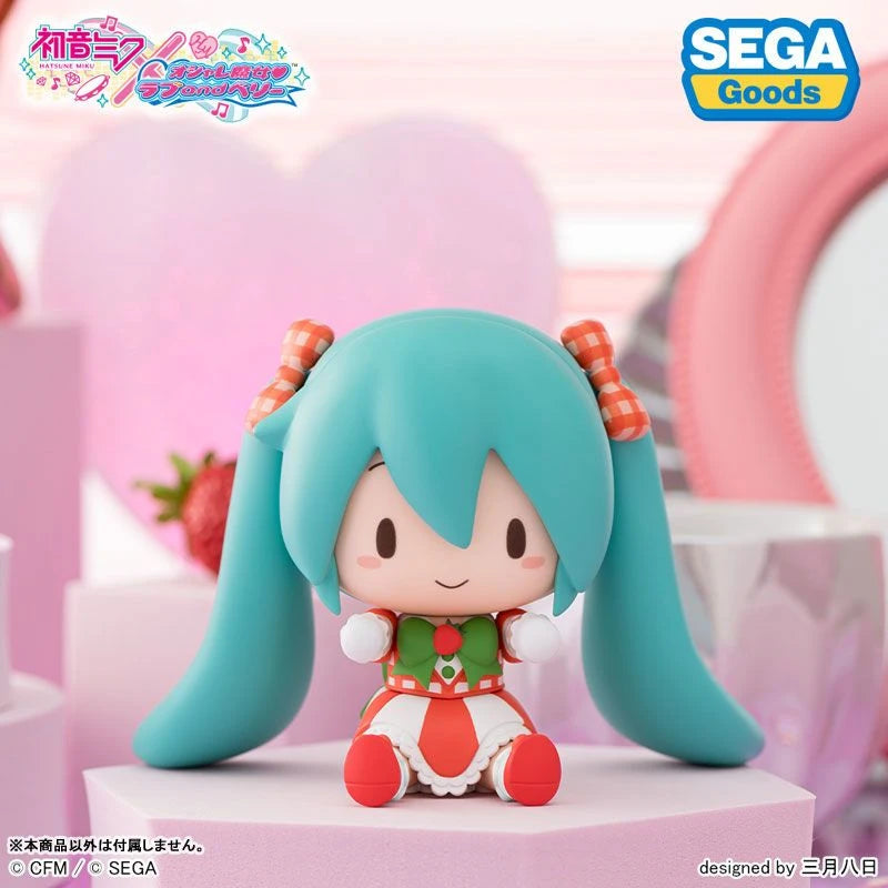 HATSUNE MIKU X LOVE AND BERRY DRESS UP AND DANCE! - FUWA PETIT LOVELY STRAWBERRY CHIBI FIGURE