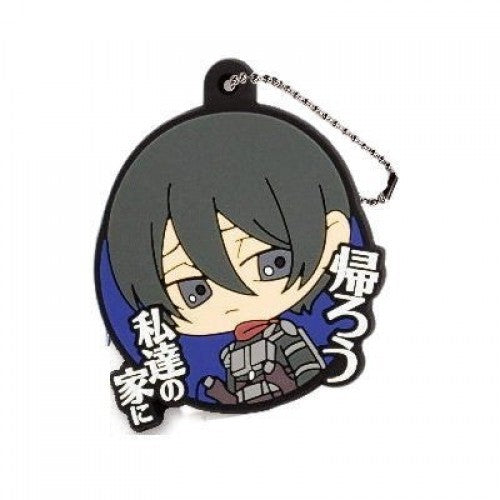 ATTACK ON TITAN FINAL SEASON RUBBER KEYCHAIN - MIKASA