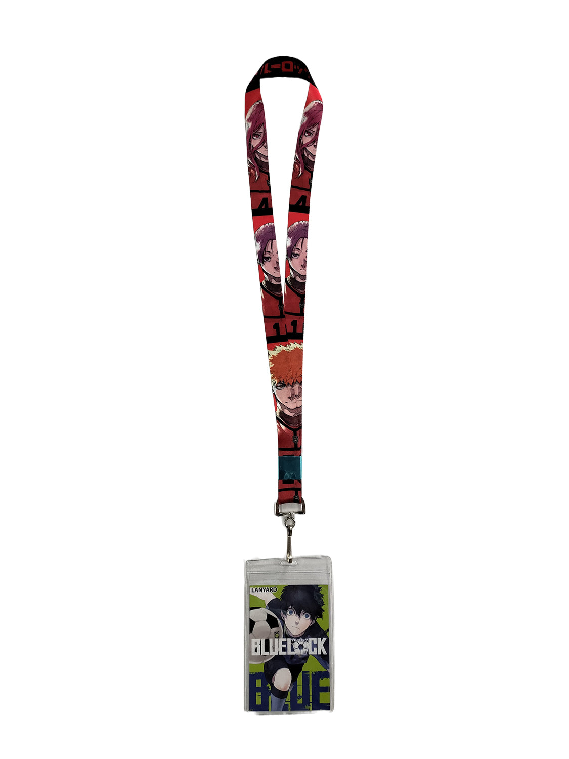 BLUE LOCK MANGA STYLE TEAM RED LANYARD