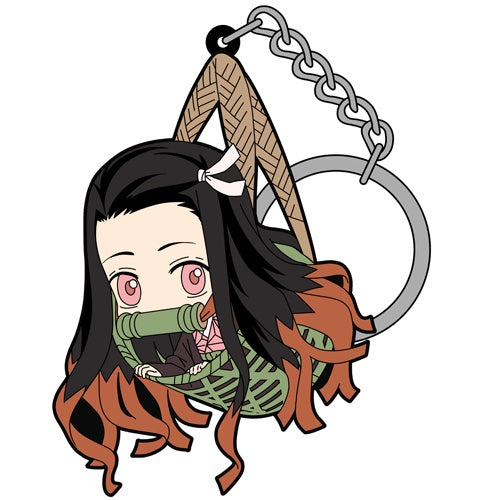 DEMON SLAYER NEZUKO BASKET RUBBER TSUMAMARE COSPA KEYCHAIN