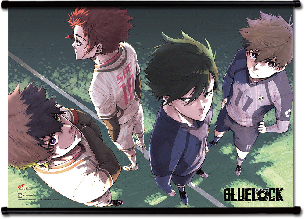 BLUE LOCK (MANGA) - U-20 VS BLUE LOCK GROUP WALL SCROLL