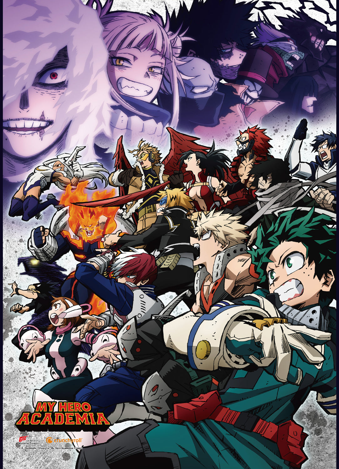 MY HERO ACADEMIA SEASON 6 - KEY VISUAL GROUP WALL SCROLL