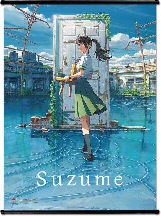 SUZUME WITH CHAIR WALL SCROLL