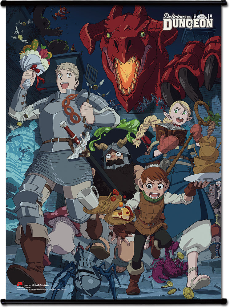 DELICIOUS IN DUNGEON - KEY VISUAL #1 WALL SCROLL