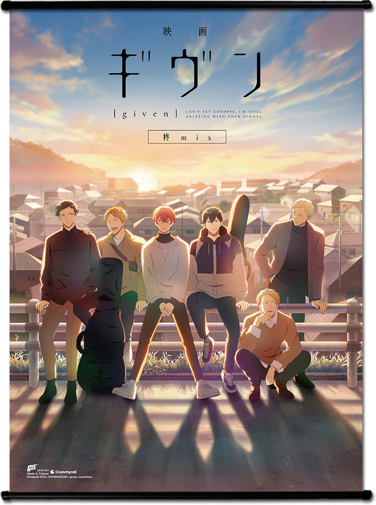 GIVEN: THE MOVIE - HIIRAGI MIX GROUP KEY VISUAL WALL SCROLL
