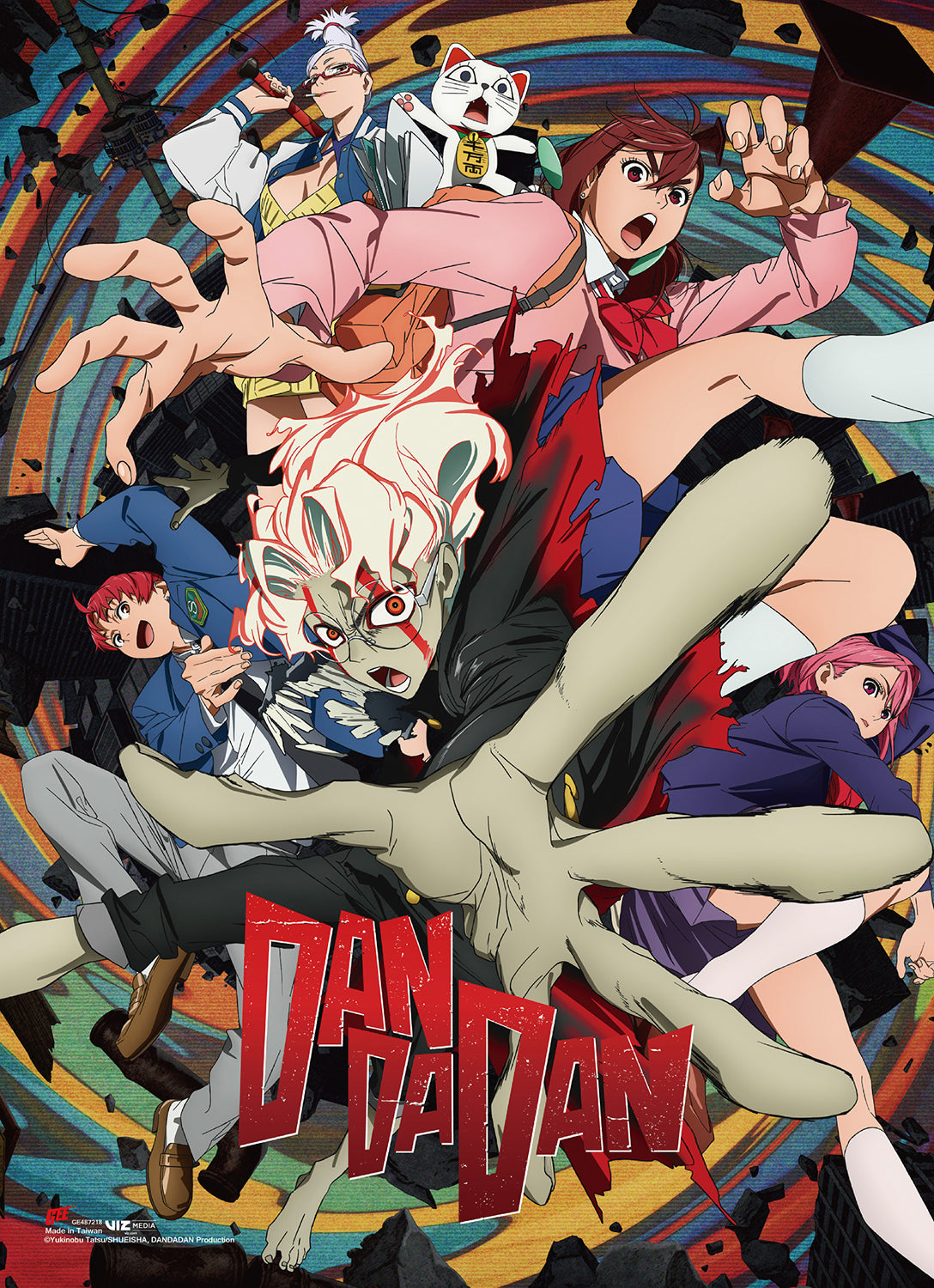 DANDADAN - CHARACTER GROUP KEY VISUAL WALLSCROLL