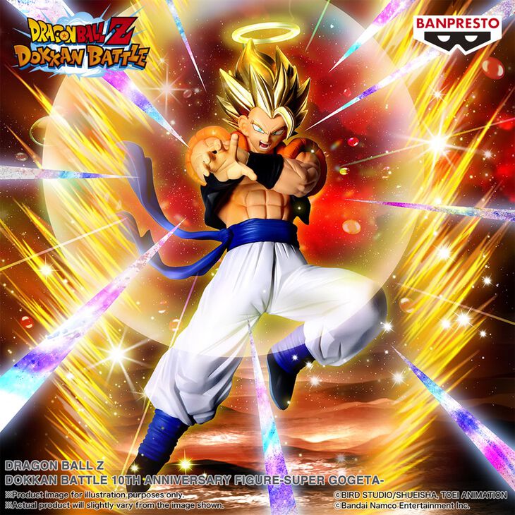 DRAGON BALL Z DOKKAN BATTLE 10TH ANNIVERSARY - SUPER GOGETA FIGURE
