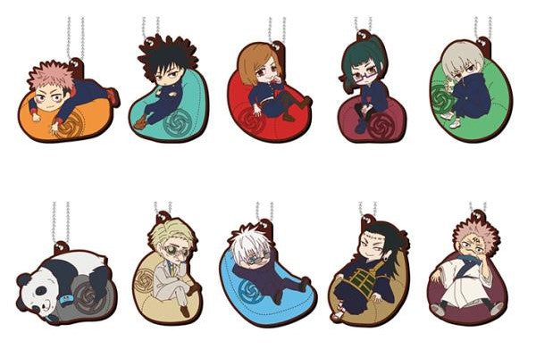 JUJUTSU KAISEN TRADING RUBBER CUSHION KEYCHAIN