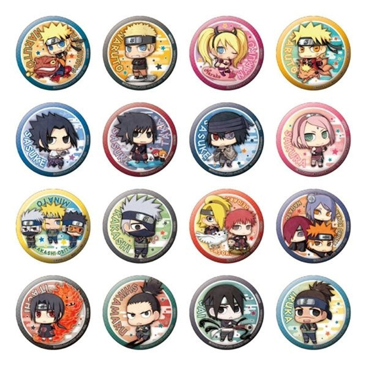 NARUTO NINKAITAISEN NEW GENERATION TRADING CAN BADGE