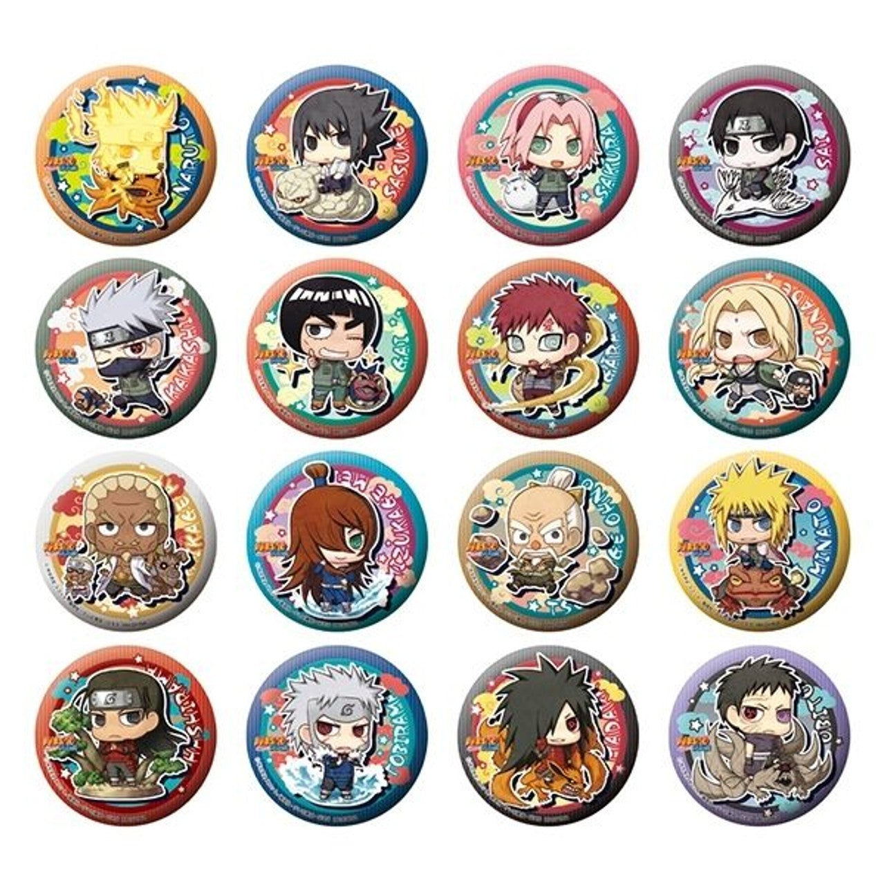 NARUTO NINKAITAISEN TRADING CAN BADGE