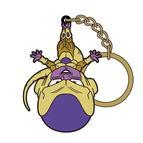 DRAGON BALL TSUMAMARE GOLDEN FRIEZA RUBBER KEYCHAIN