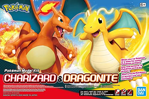 POKEMON - CHARIZARD & DRAGONITE BANDAI SPIRITS MODEL KIT