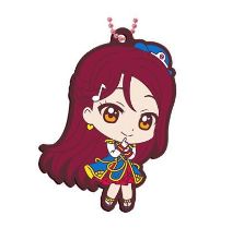 LOVE LIVE SUNSHINE MASCOT 5 KC - Riko RUBBER KEYCHAIN