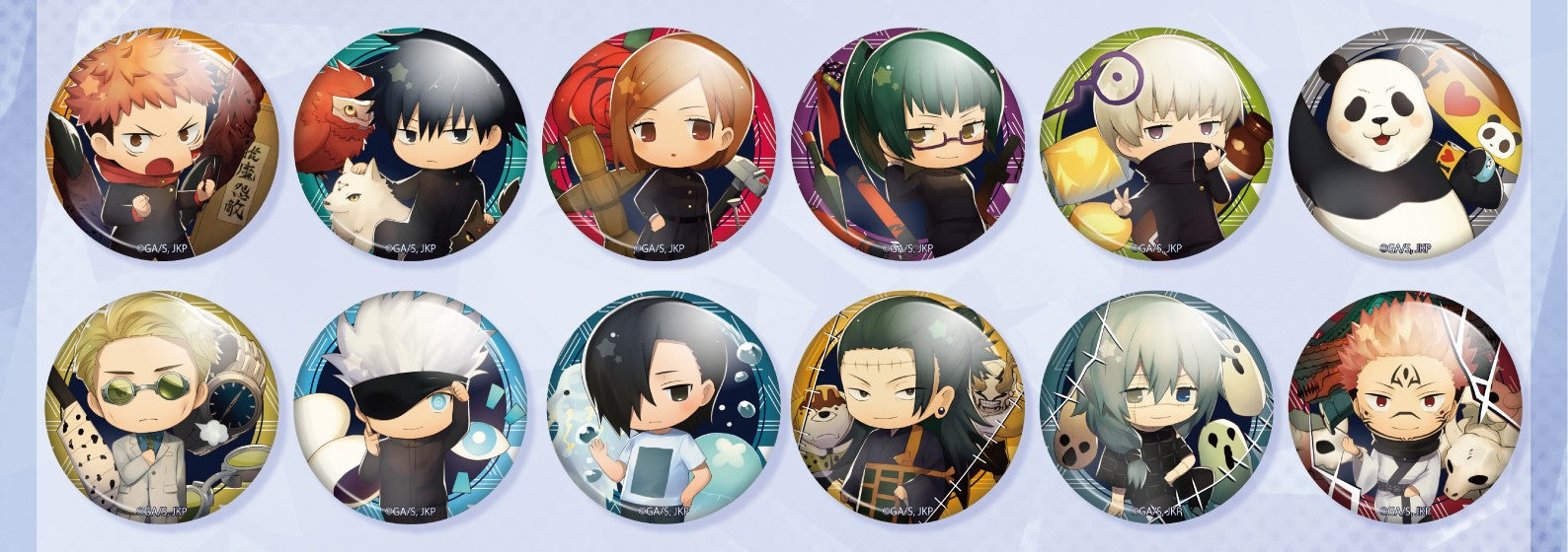 JUJUTSU KAISEN TRADING CAN BADGE