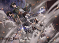 ATTACK ON TITAN - GROUP 2 (EREN, LEVI) WALL SCROLL