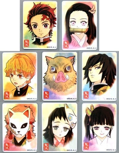 DEMON SLAYER TRADING ACRYLIC MAGNET