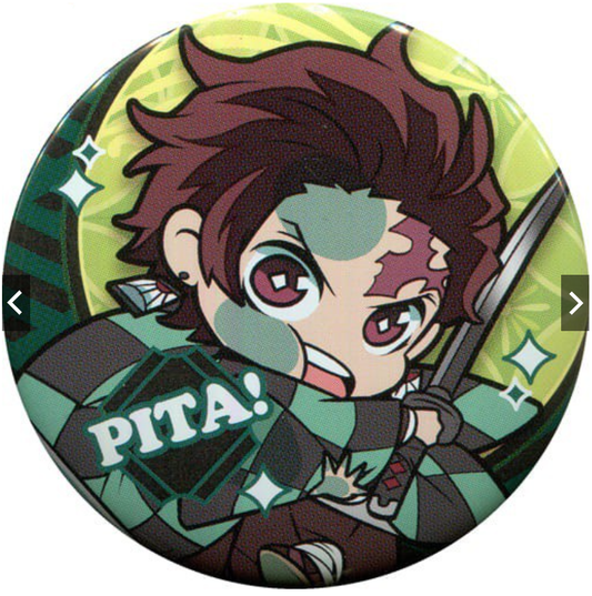 DEMON SLAYER TANJIRO VOLUME 02 PITA CAN BADGE