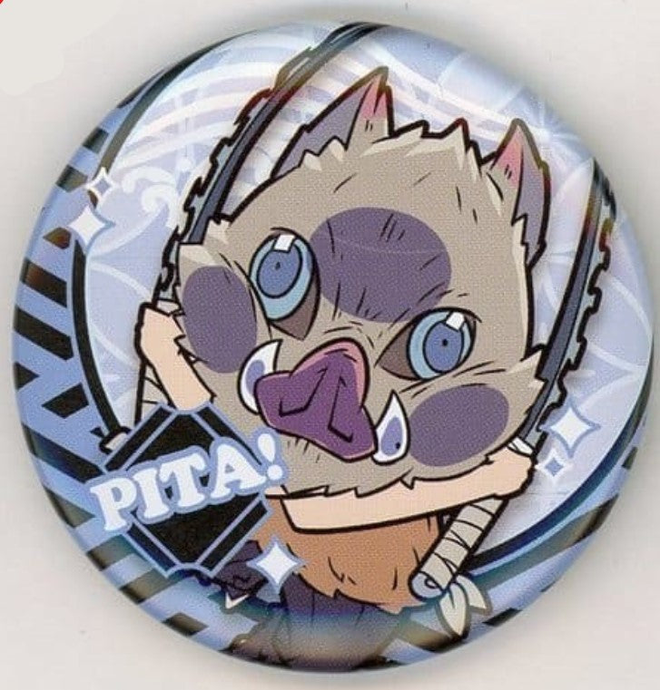 DEMON SLAYER INOSUKE BOAR VOLUME 02 PITA CAN BADGE