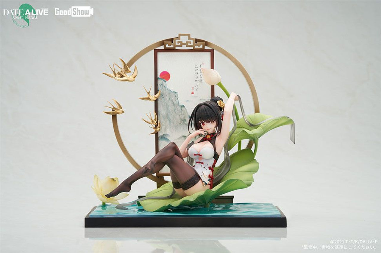DATE A LIVE SPIRIT PLEDGE KURUMI SHIROMUKU  BLACK COLOR CHINA DRESS 1/7TH SCALE FIGURE